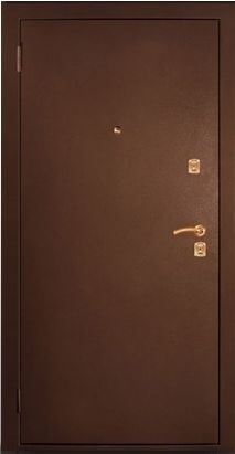 Входная металлическая дверь Эльбор модель Стандарт без декоративной панели